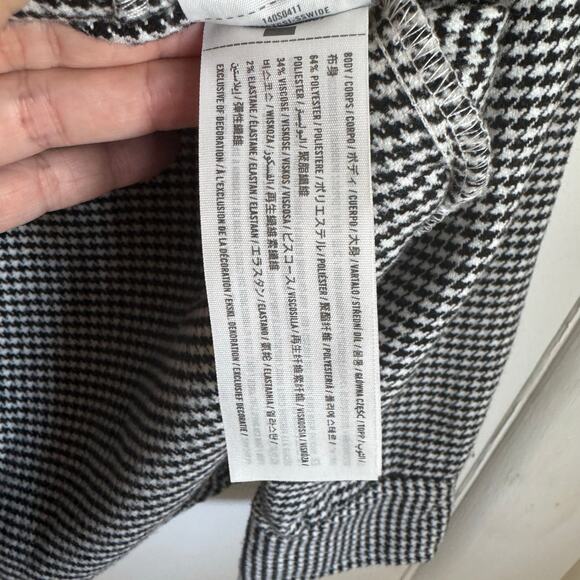 Abercrombie & Fitch Womens Oversize Soft A&F Collection Houndstooth Flannel XS - Picture 6 of 10